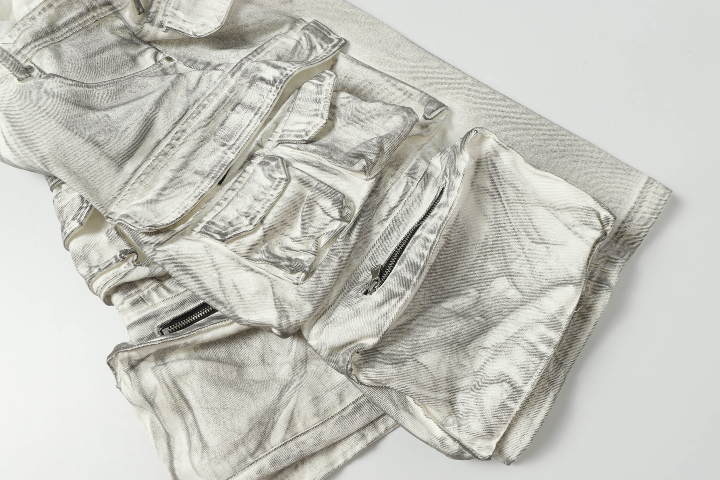 Multi-Pocket | Washed Cargo Shorts