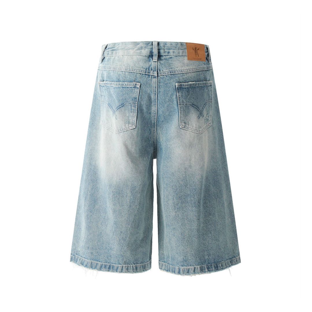 Ravage Ripped Denim Shorts