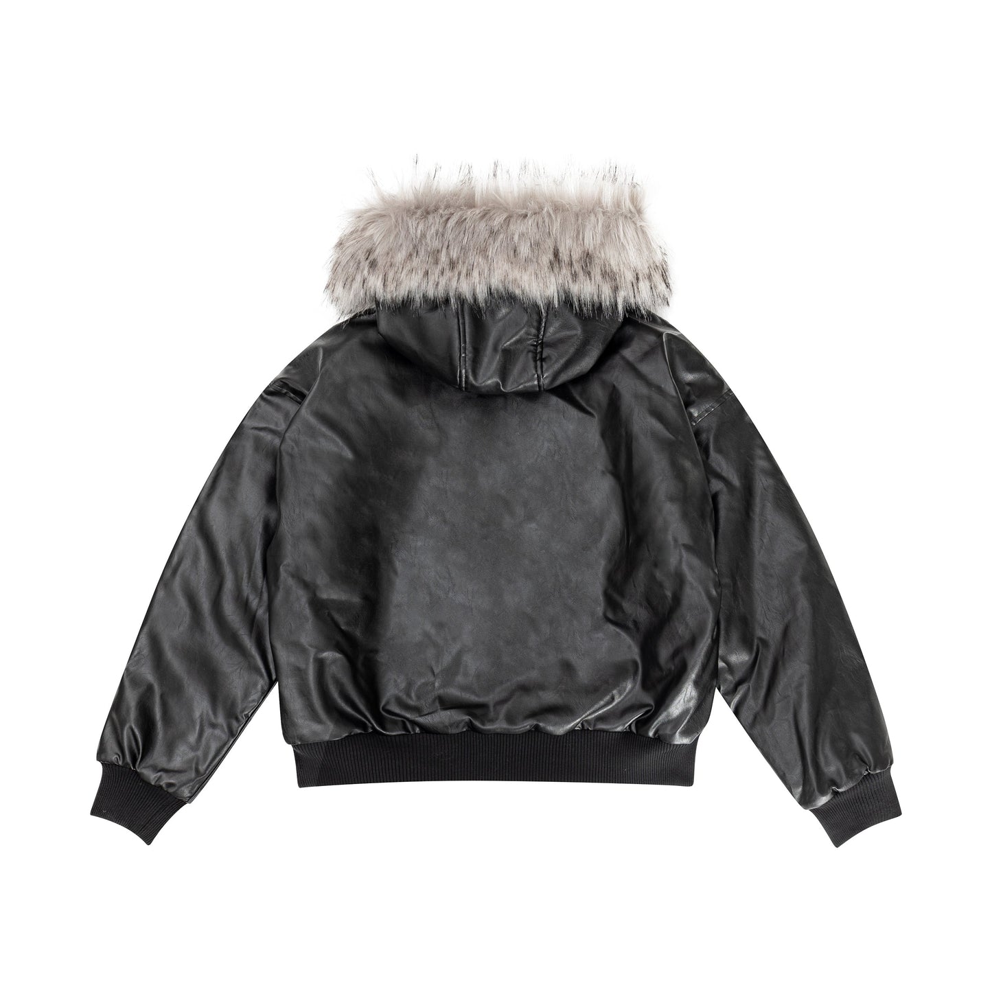 Moto Style | Faux Fur PU Jacket