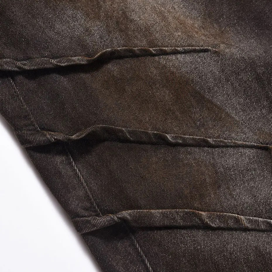 Brown Riptide Denim Pants