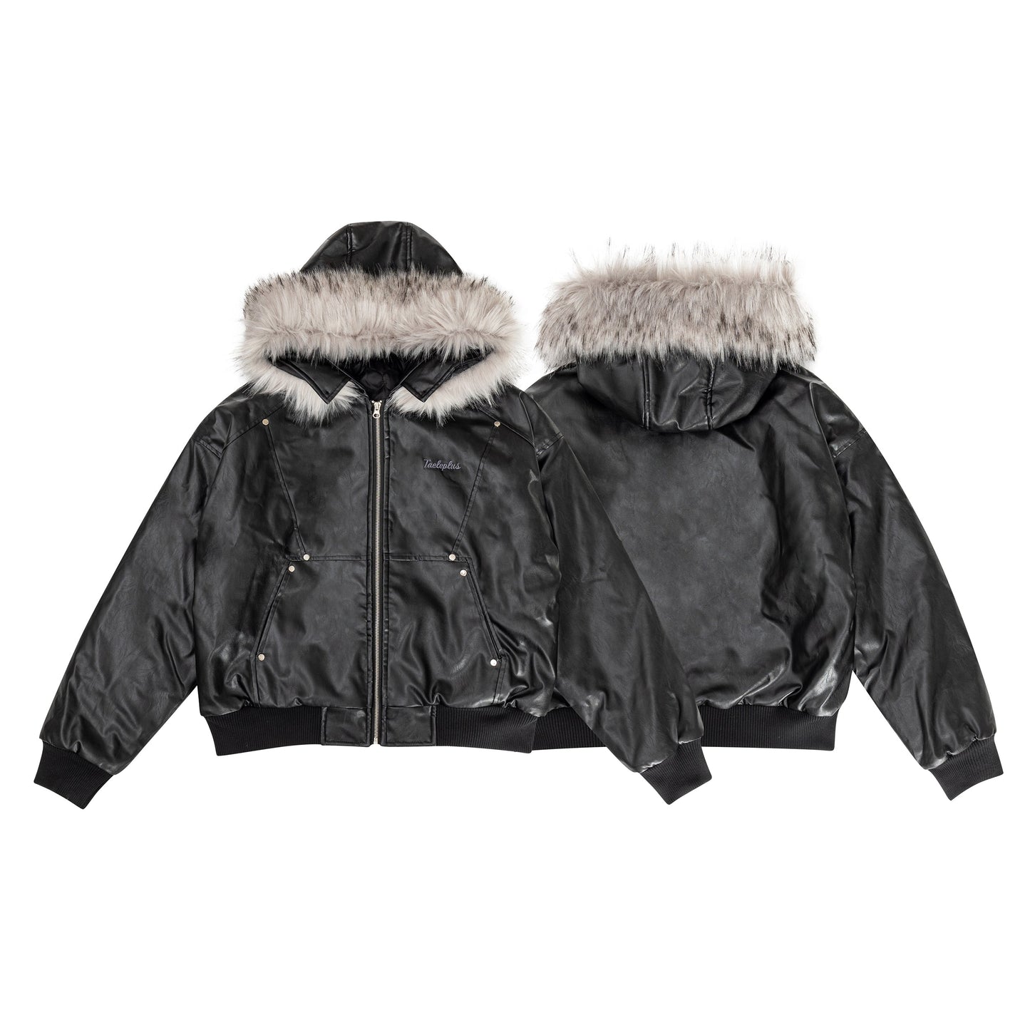 Moto Style | Faux Fur PU Jacket