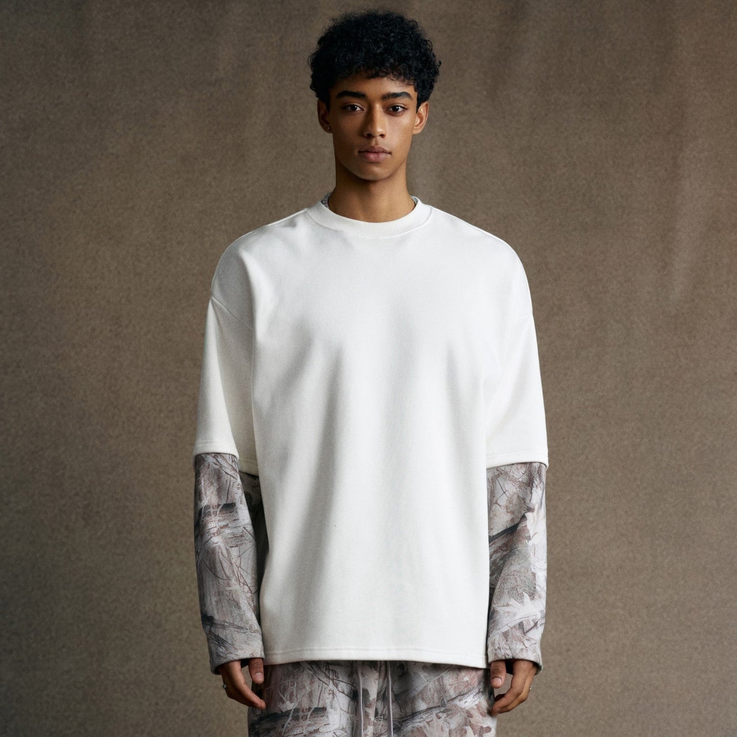 Woodland Camo| Long Sleeve T-Shirt