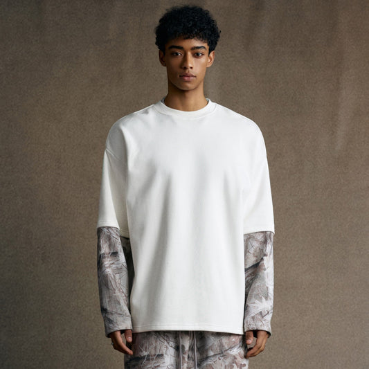 Woodland Camo| Long Sleeve T-Shirt