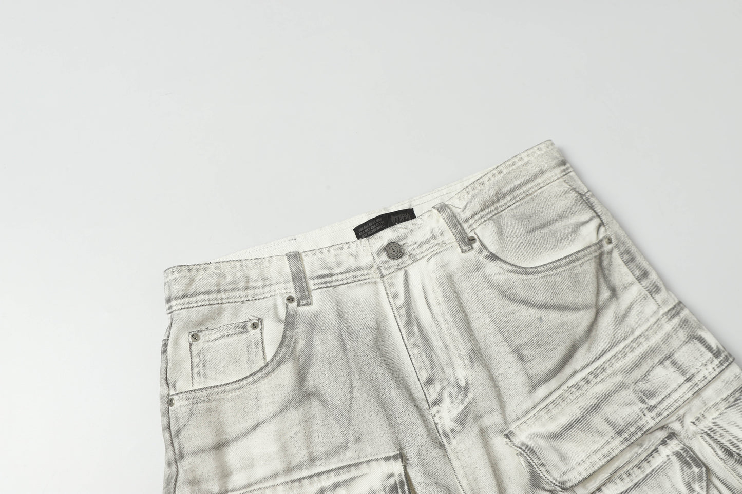 Multi-Pocket | Washed Cargo Shorts
