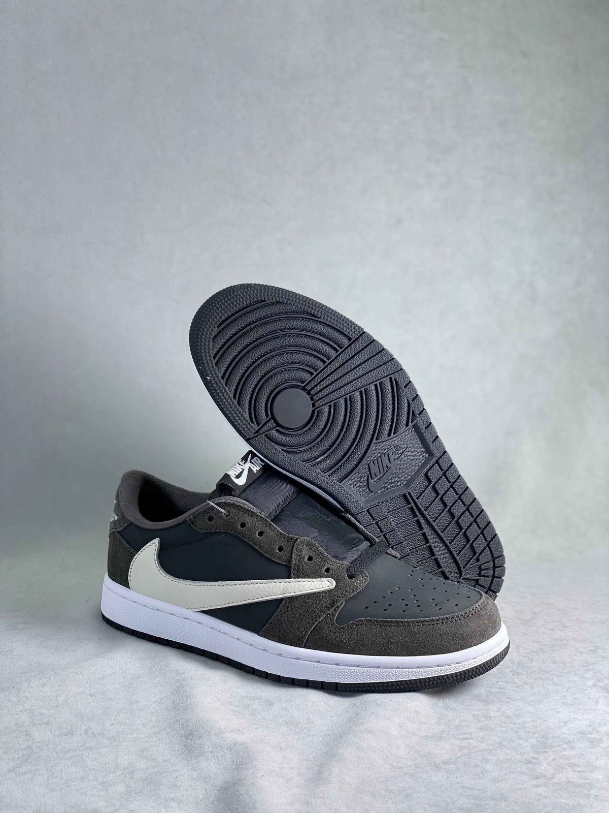 Custom Air Jordan 1 Low Travis Scott x Fragment CQ4277 003 Sneakers