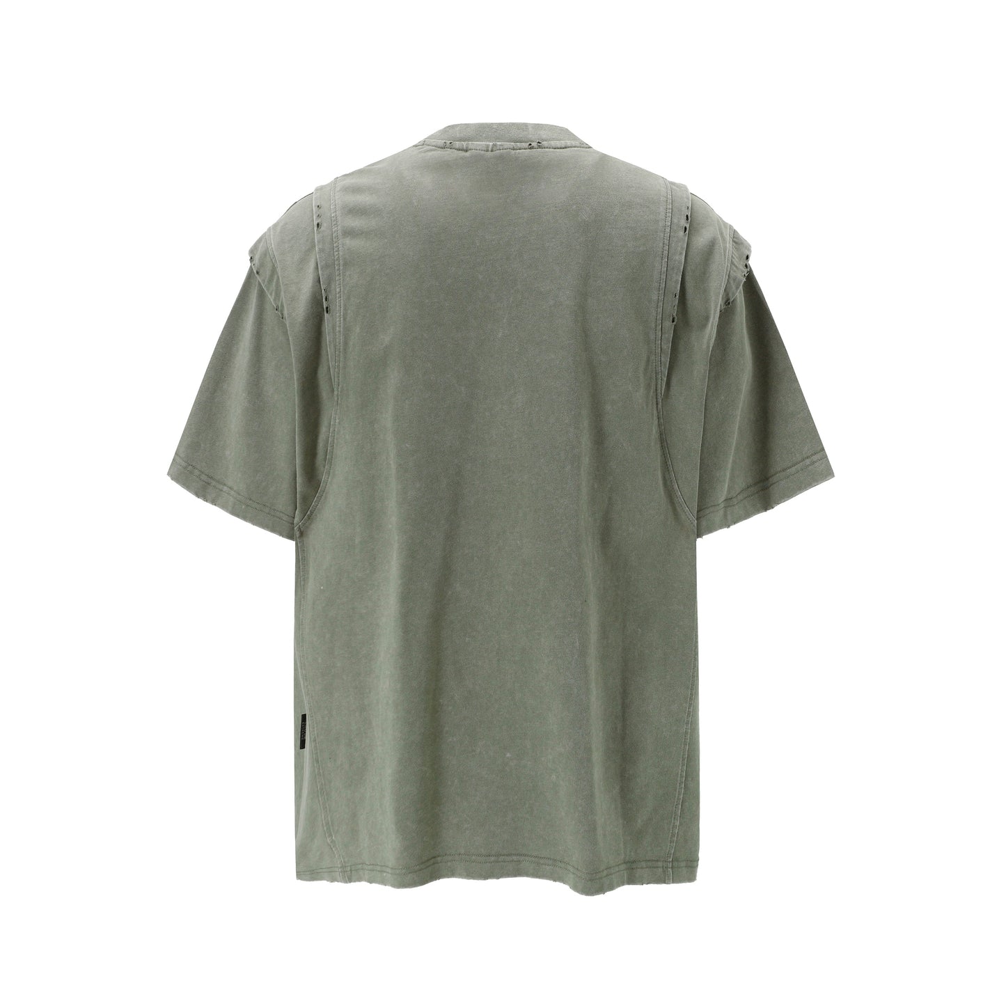 Layered Stitching | Washed T-Shirt