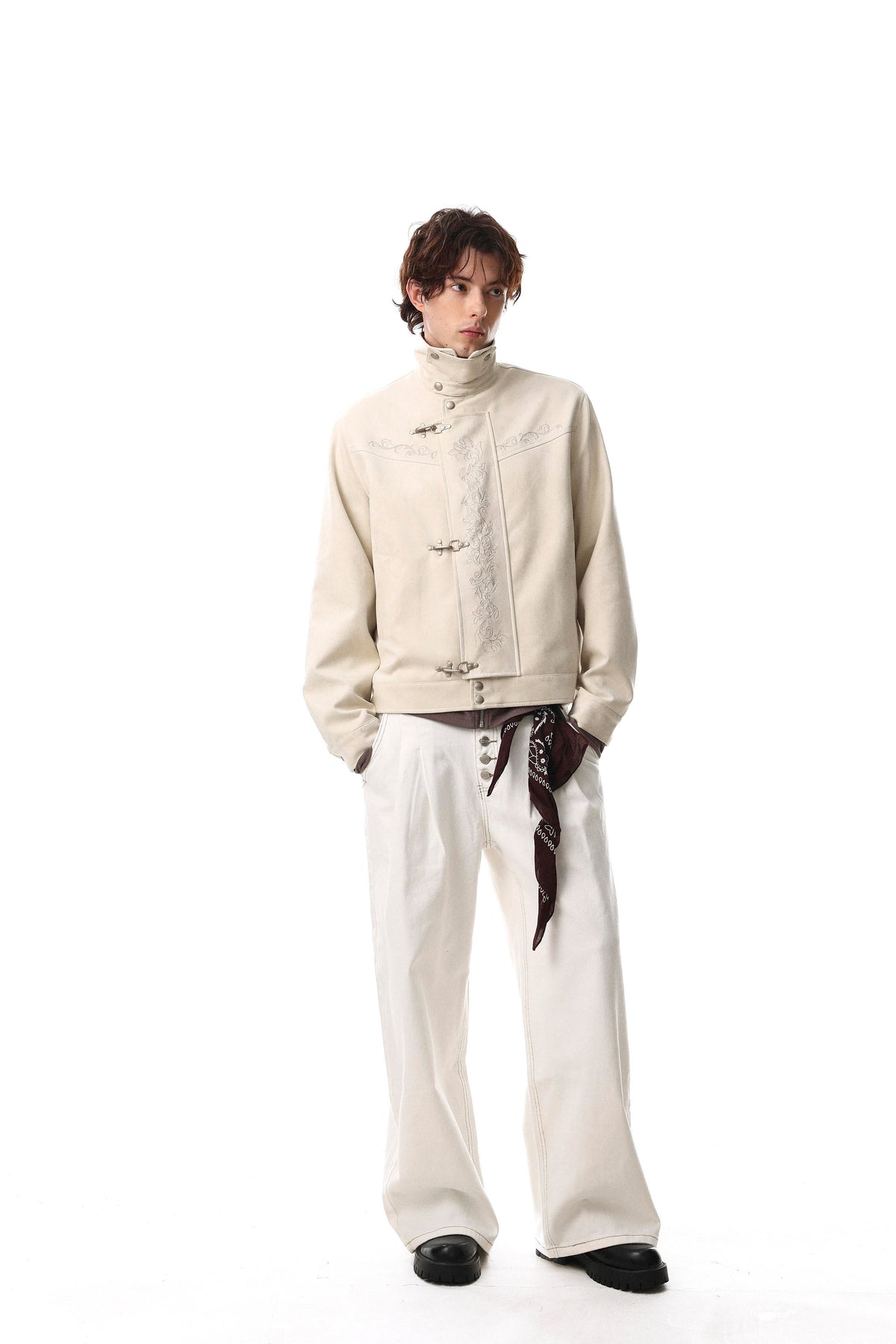 Ironveil Embroidered Toggle Jacket