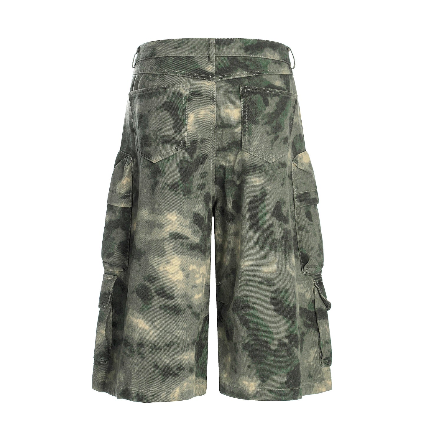 Camo-Print Baggy Cargo Jorts
