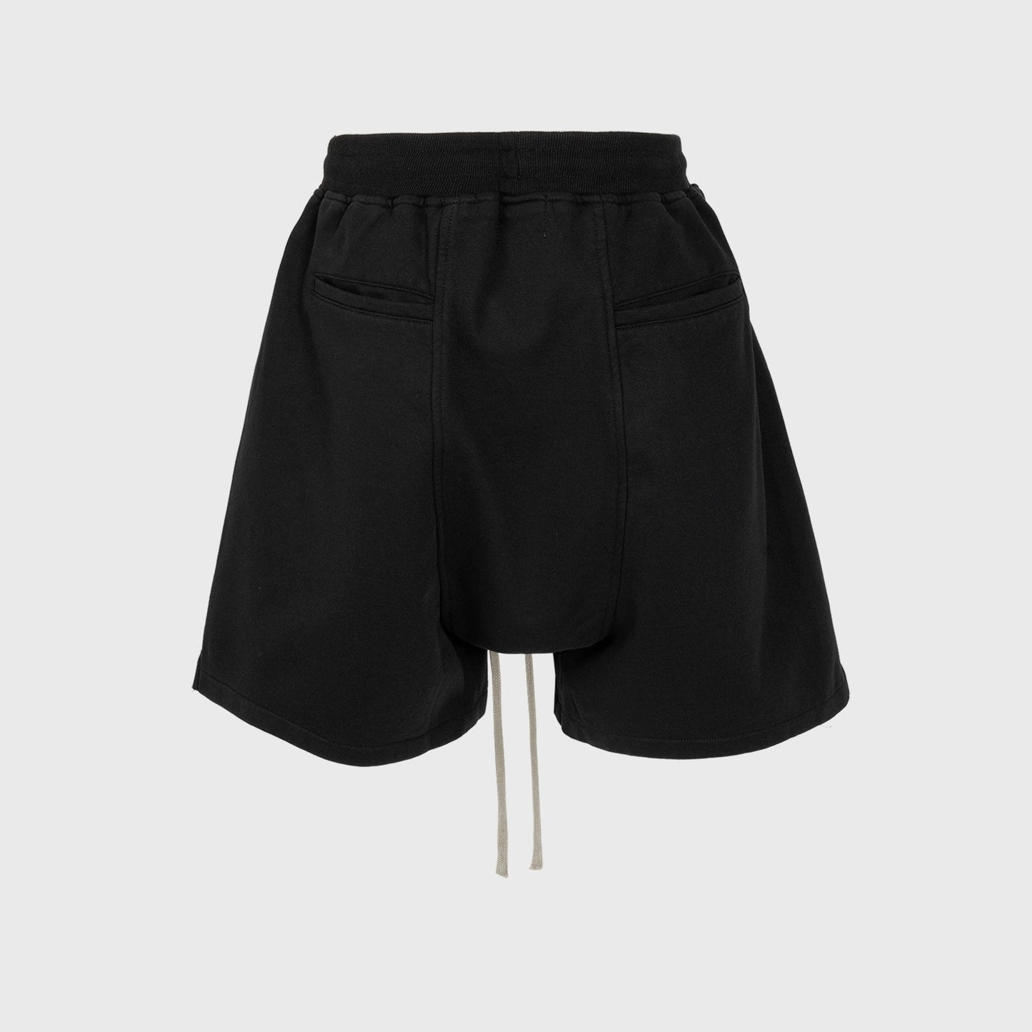 Retro Functional Zipper Slit Jort