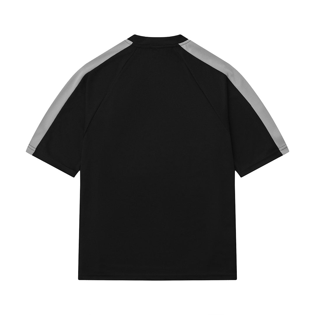 Gothic Font Jersey Street Loose T-Shirt