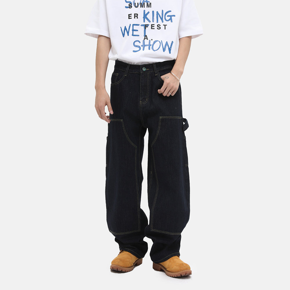 Washed Line | Cargo Baggy Jeans