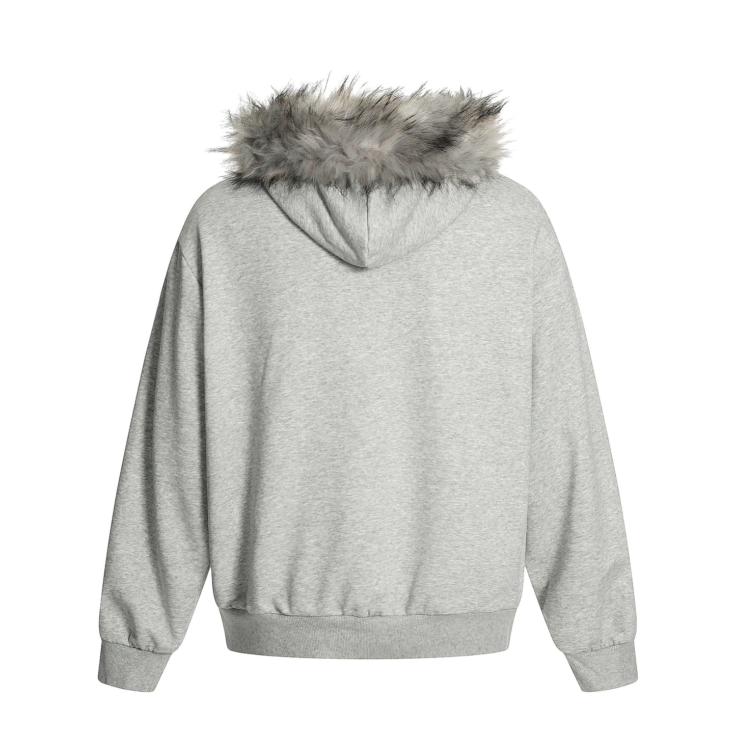 Gothic Fur Collar | Zip Up Hoodie