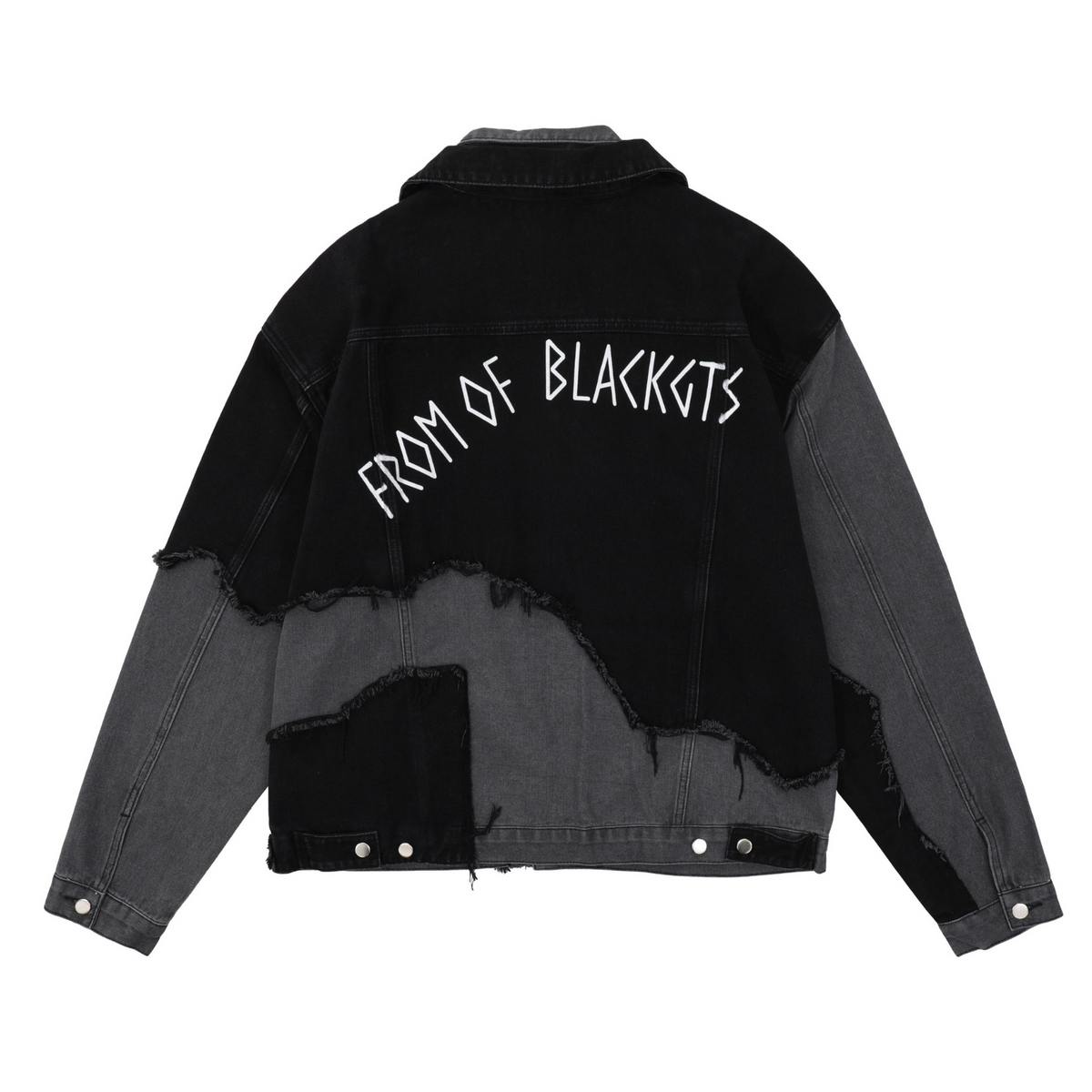 Broken Grid Denim Jacket