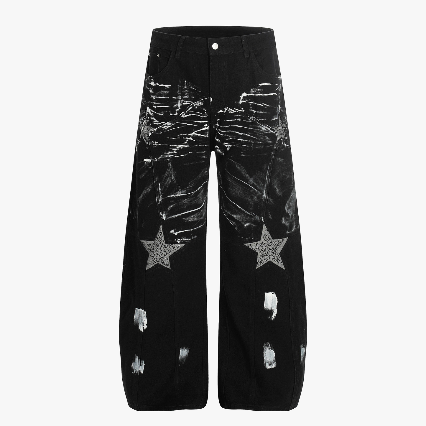 Street Star Painted Barrel Jeans - Vintage Vibes & Modern Comfort