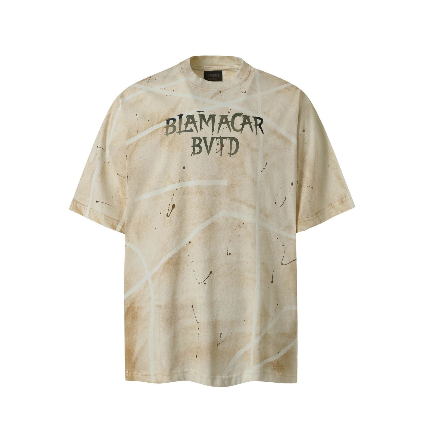 Marble Street Print | Distressed T-Shirt