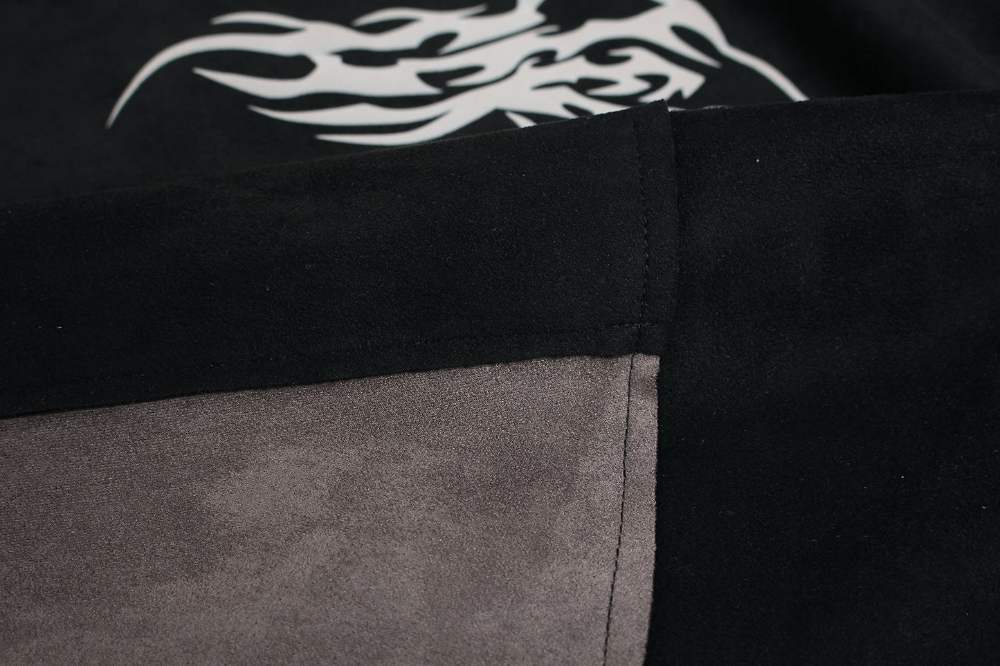 Metal Letter Cross Print | Gothic Hoodie