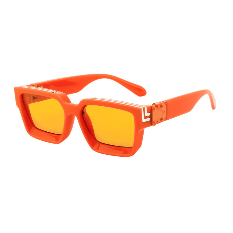Millionaire Style Sunglasses Men Fashion Trendy Sunglasses Women High-End Square Frame Sunglasses