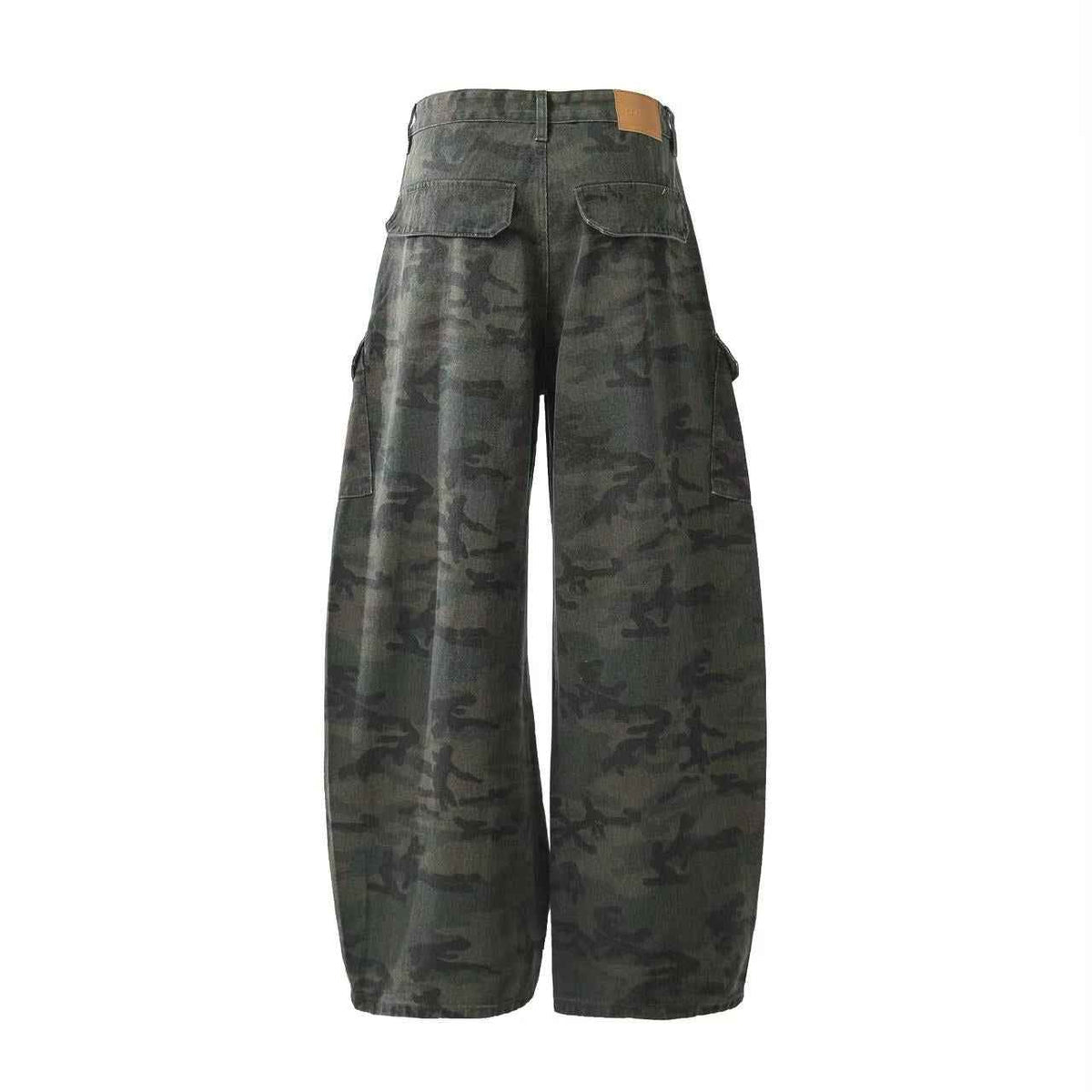 Camo Wide-Leg Cargo Pants - OMYGOODS