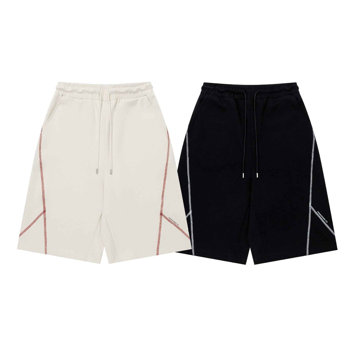Hasselblad line spliced cropped pants