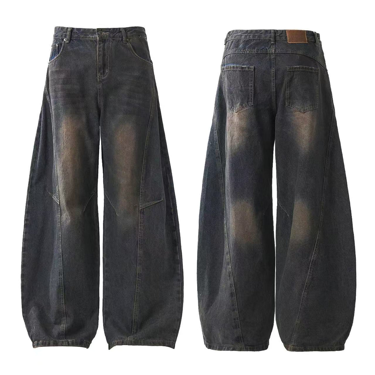 Distressed Wide-Leg Jeans - OMYGOODS