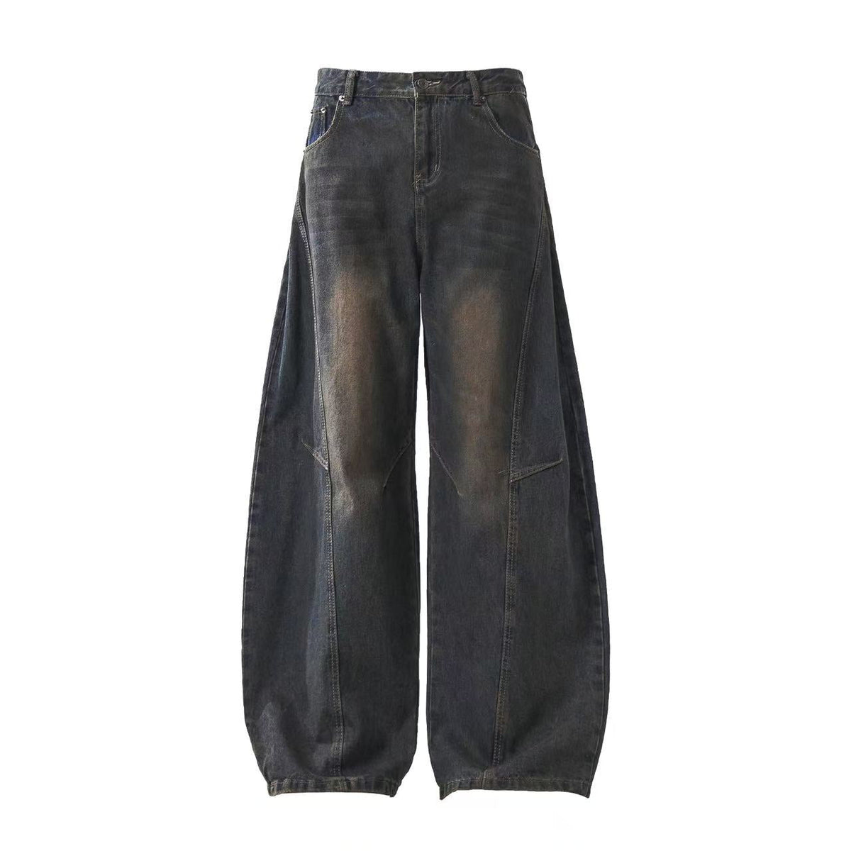 Distressed Wide-Leg Jeans - OMYGOODS