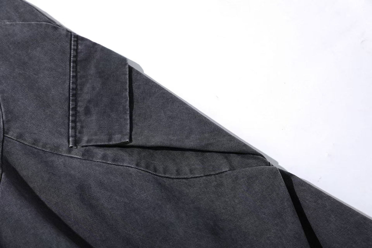Lightweight Distressed Wide-Leg Cargo Pants - OMYGOODS
