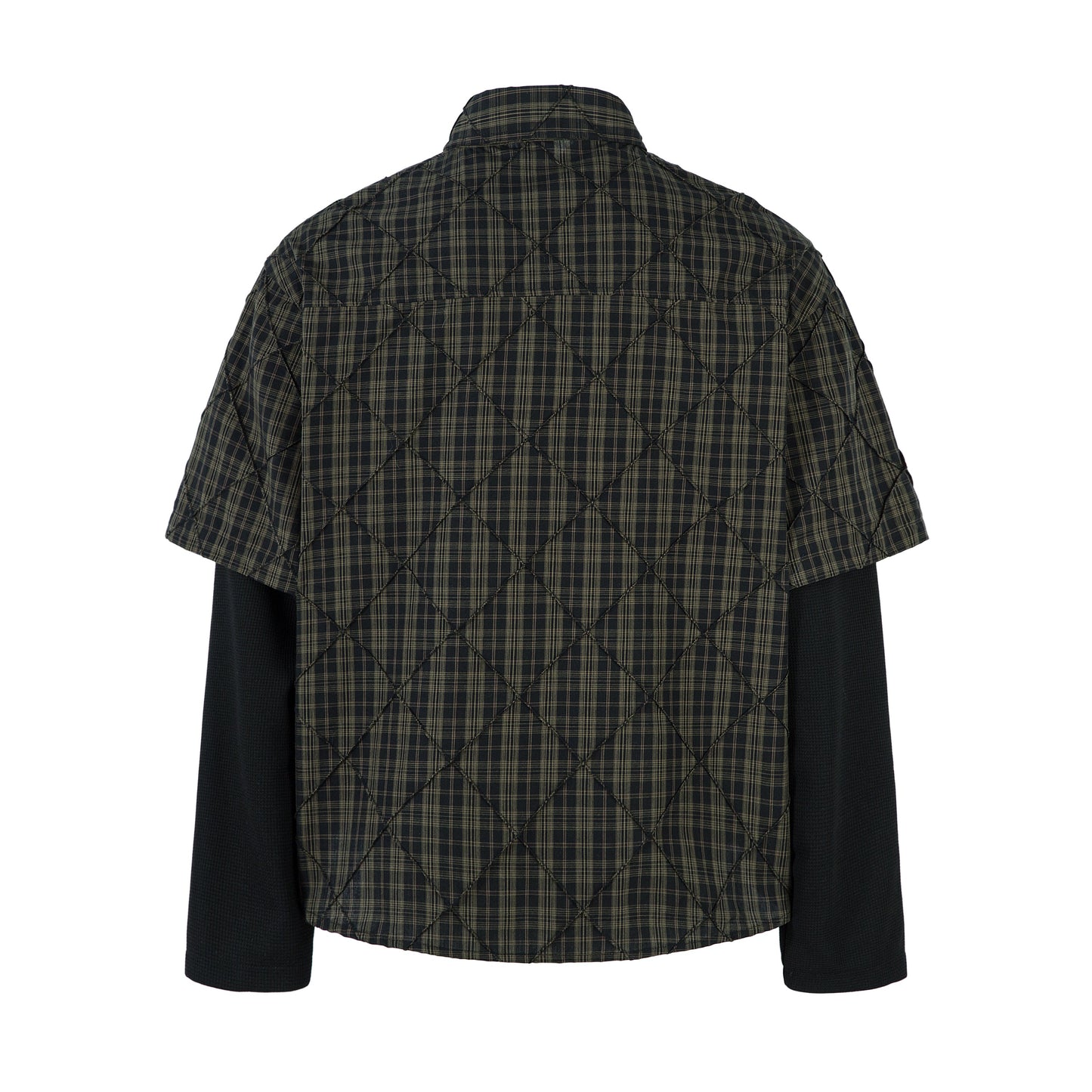 Layered Plaid Shirt | Street Sweatshirt