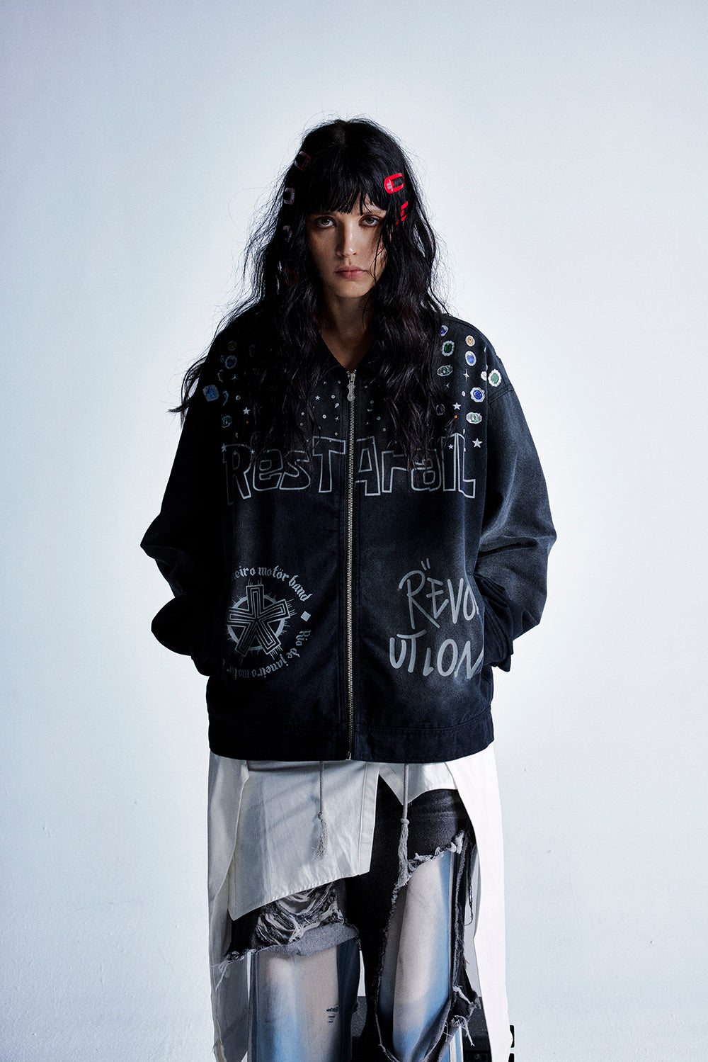 Hip-hop Graffiti Stars | Zip-Up Jacket