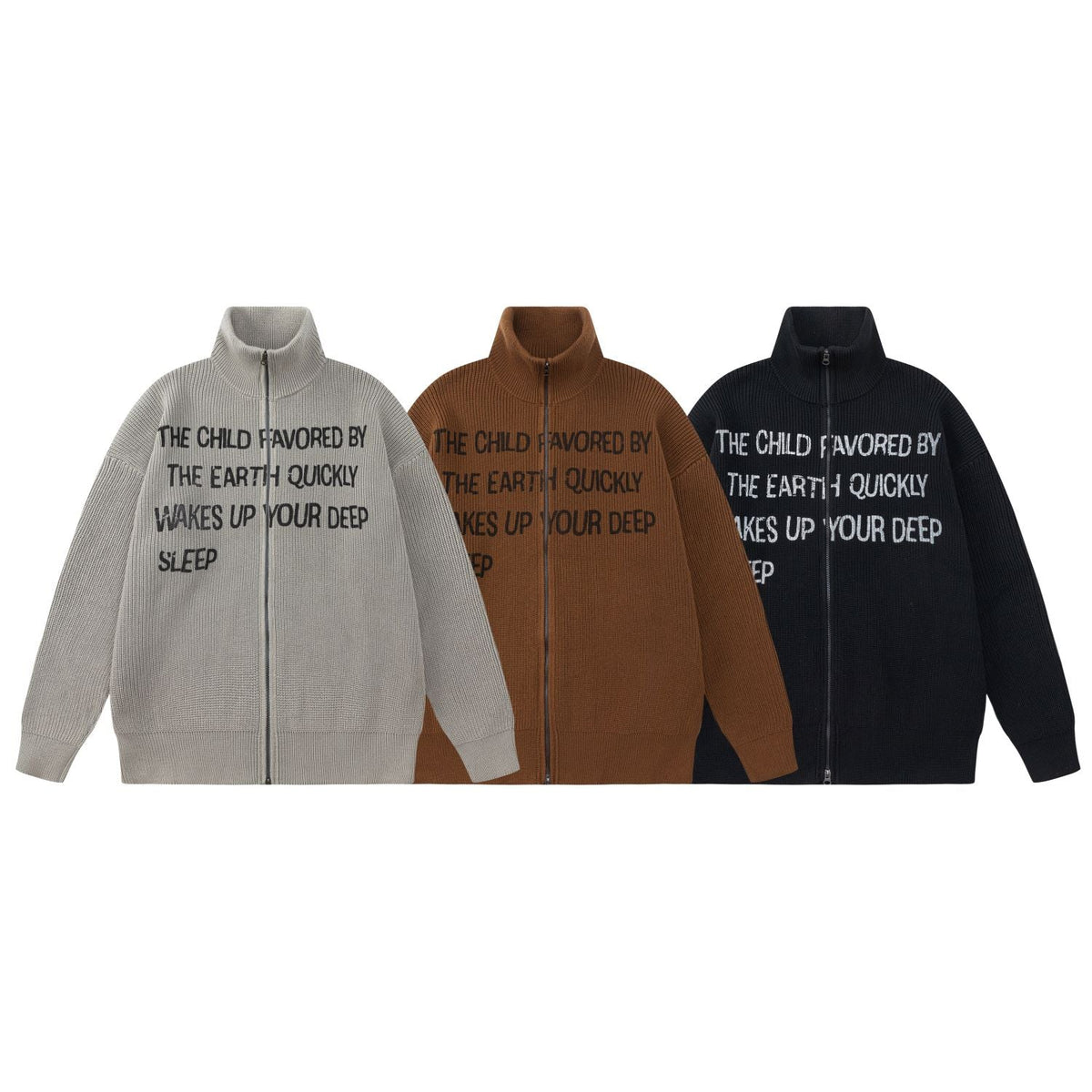 Earth Child Zip-Up Sweater