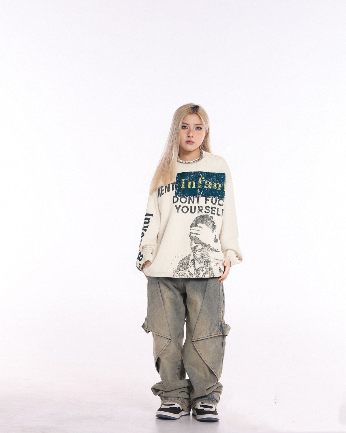 Copycat Statement Long Sleeve T-shirt
