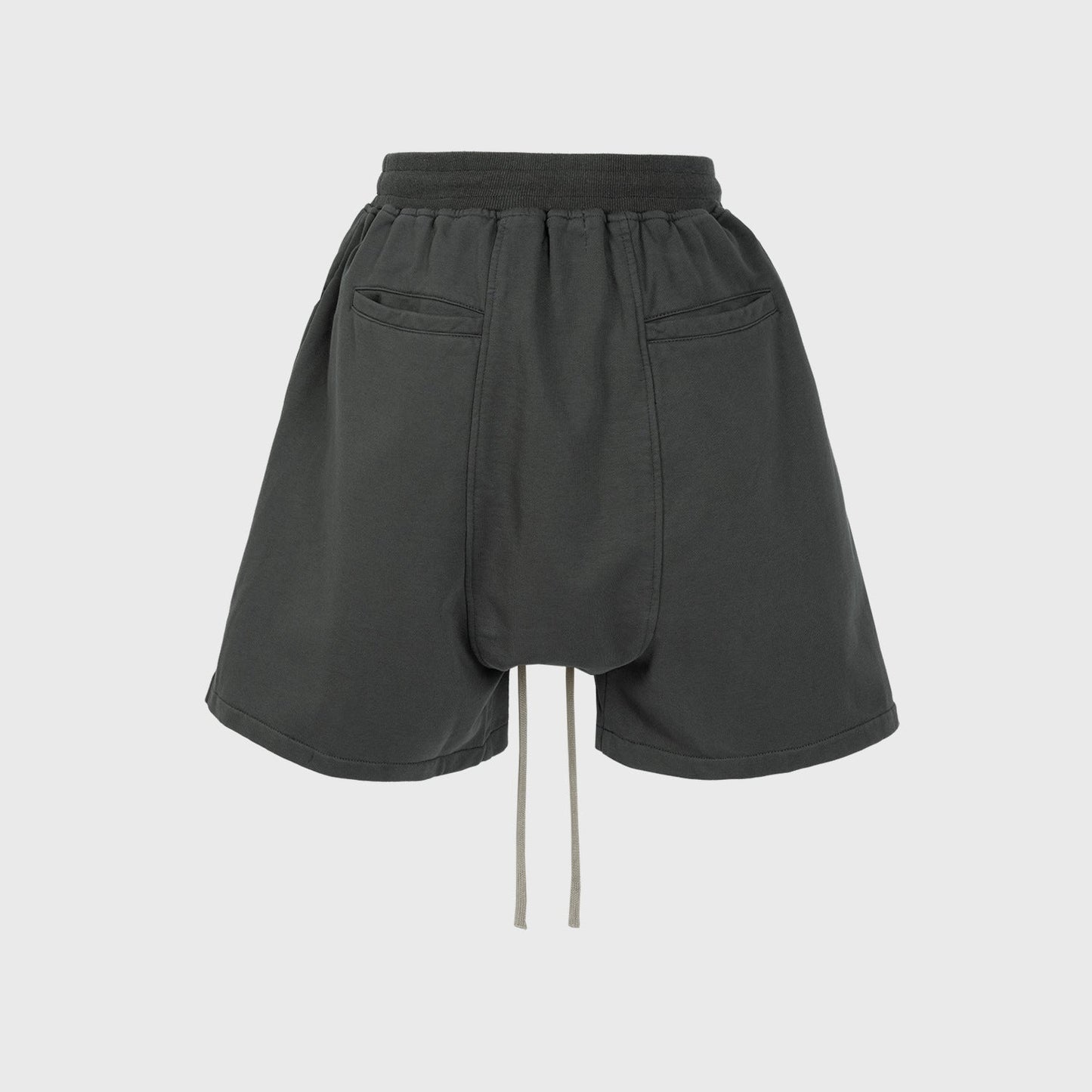 Retro Functional Zipper Slit Jort