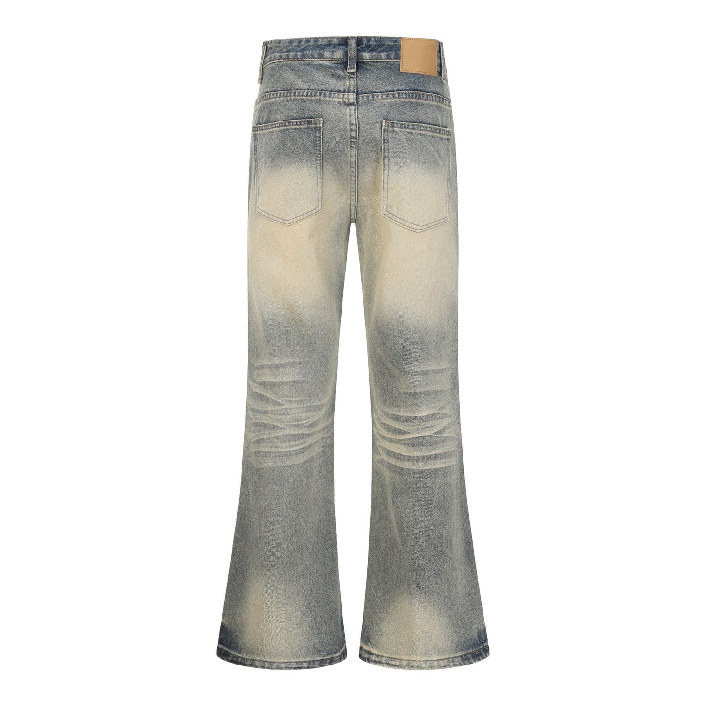 Vintage Washed Flare Jeans