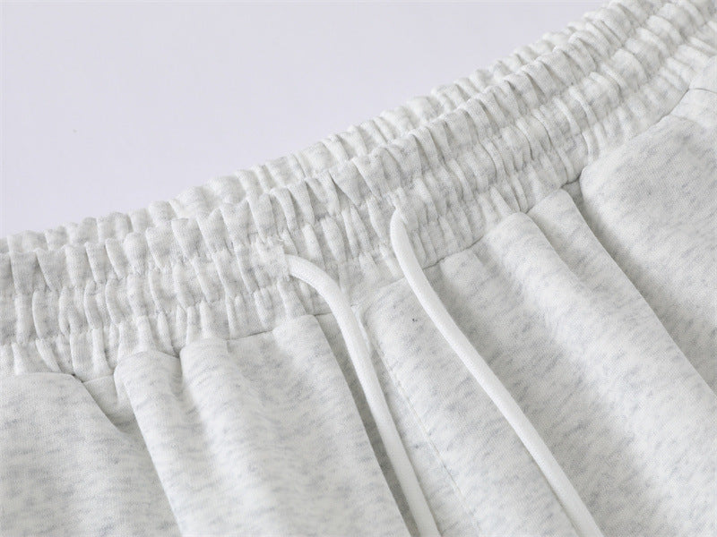 Spray Paint Star Print Distressed Sweatpants - OMYGOODS