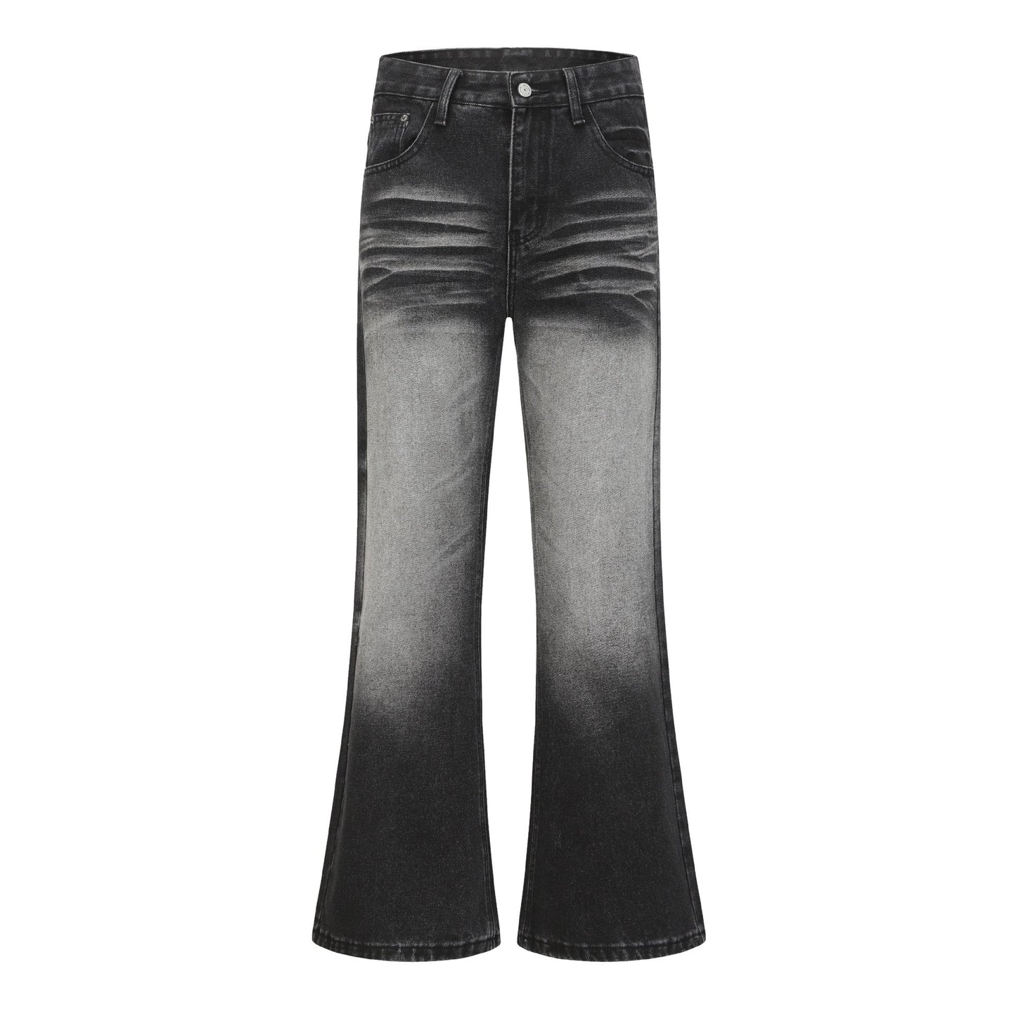 Vintage Washed Flare Jeans