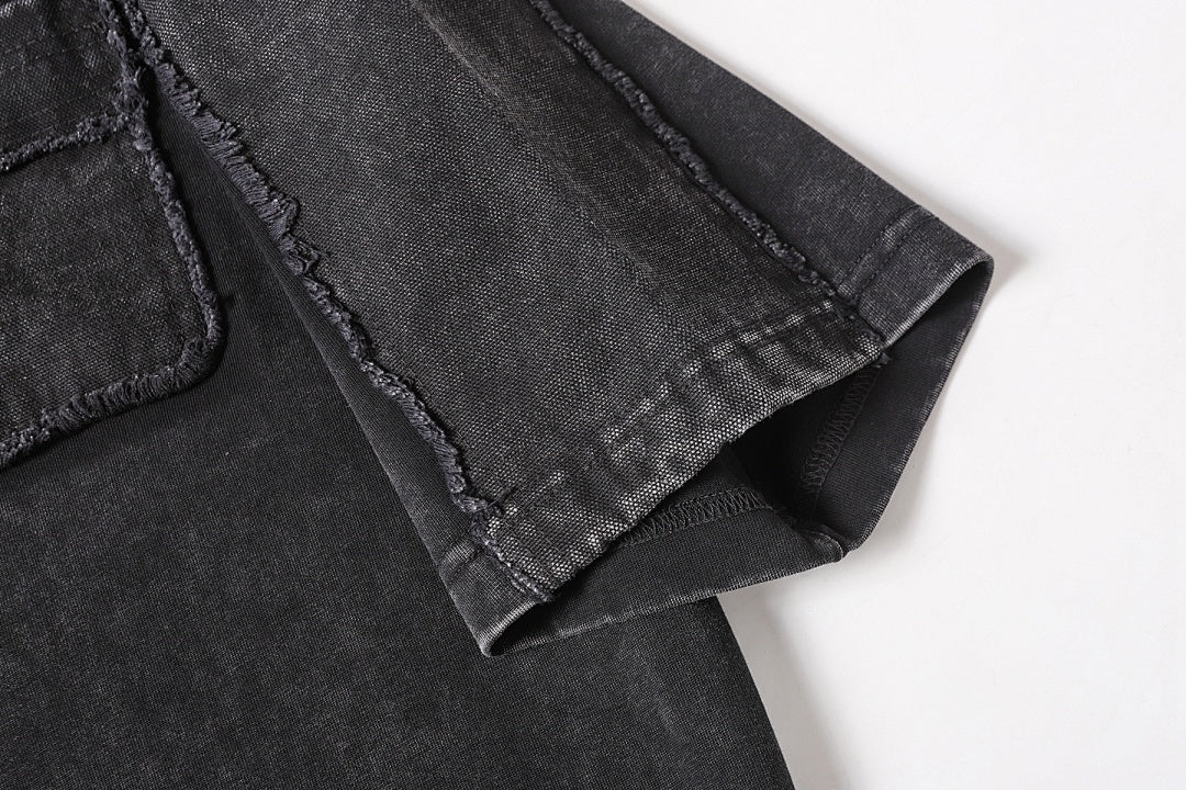Exposed Seam Washed T Shirt - Effortless Vintage Style