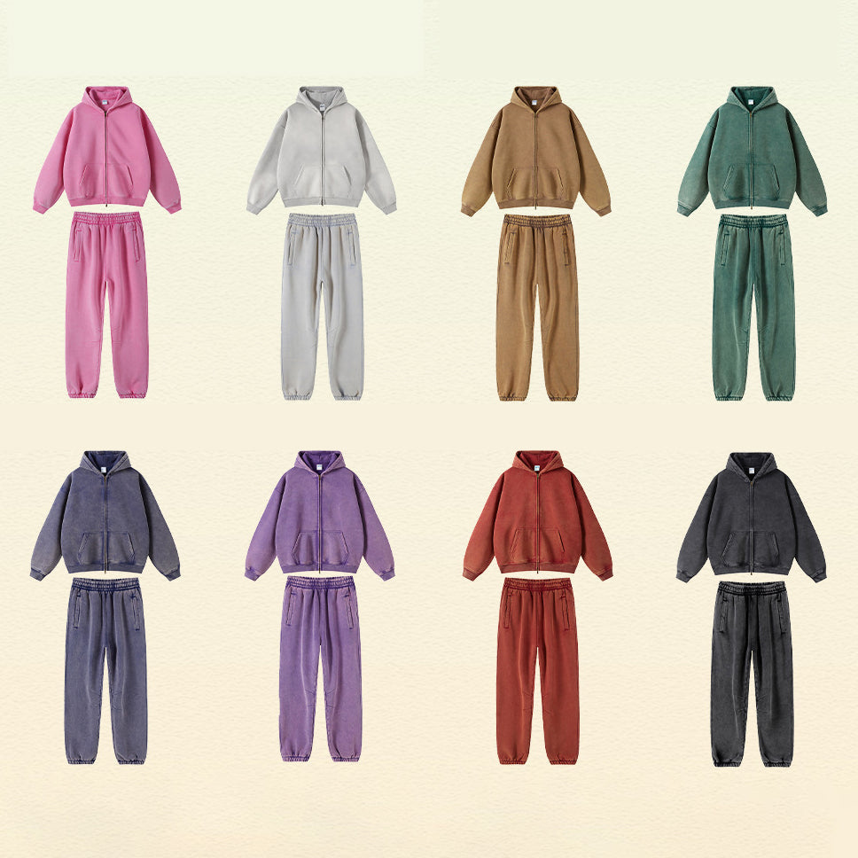 Vintage Unisex Washed Set