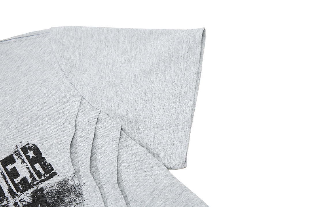 Deconstructed Pleated Freedom T-Shirt