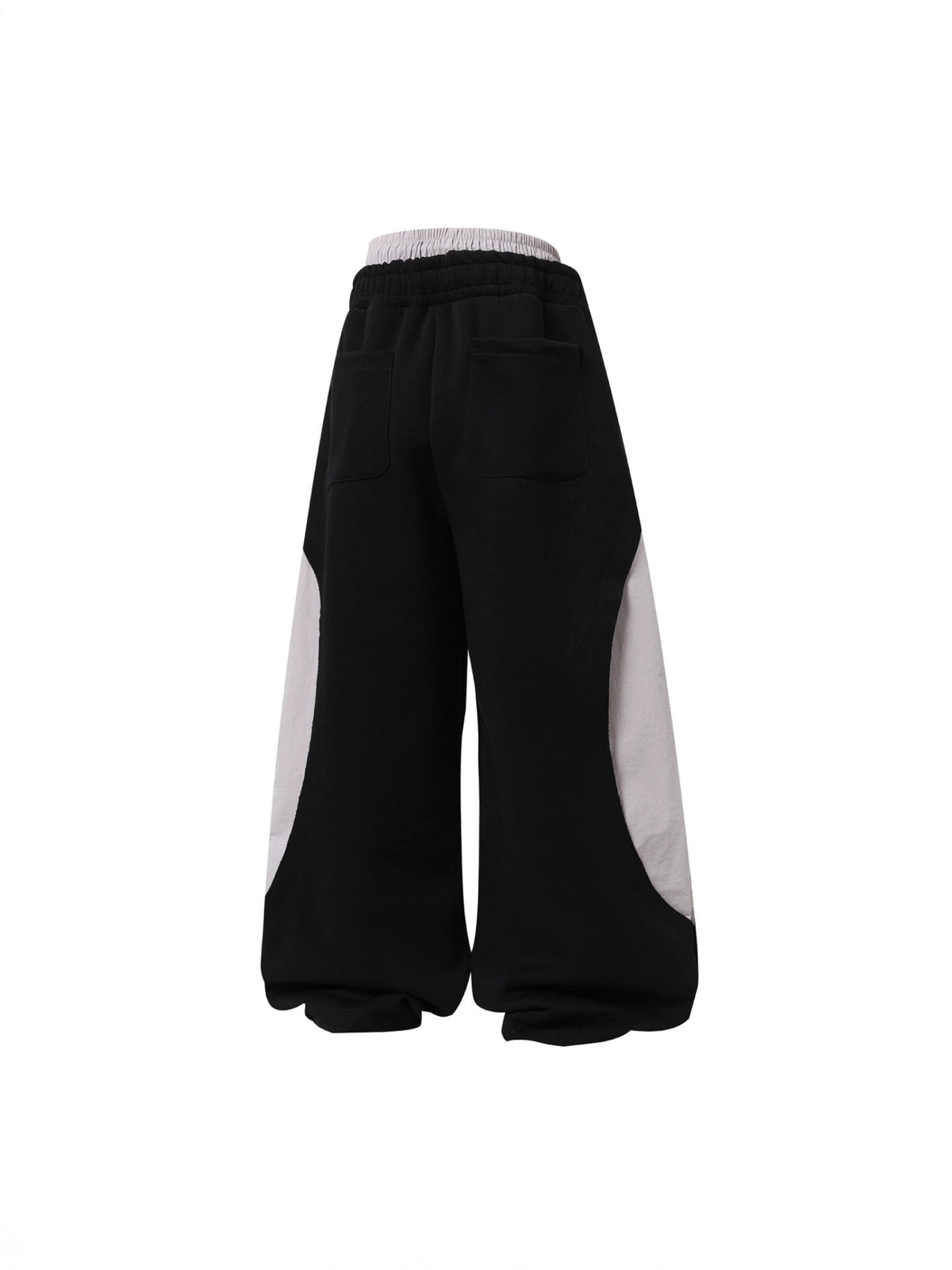 Striped Panel Wide Leg Sweatpants - OMYGOODS