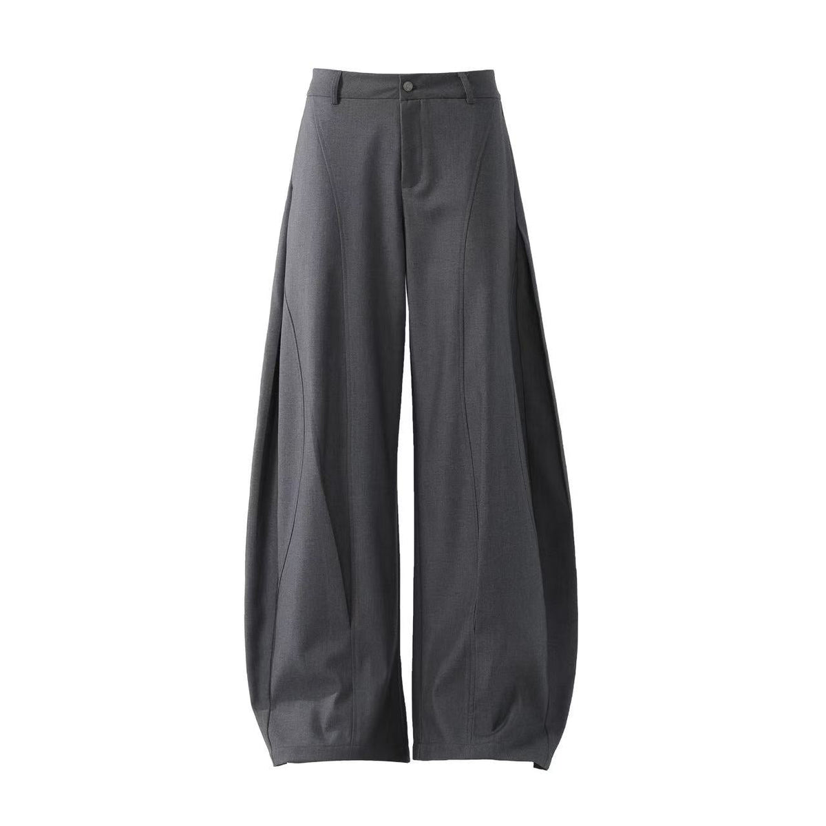 Deconstructed Wide-Leg Baggy Suit Pants - OMYGOODS