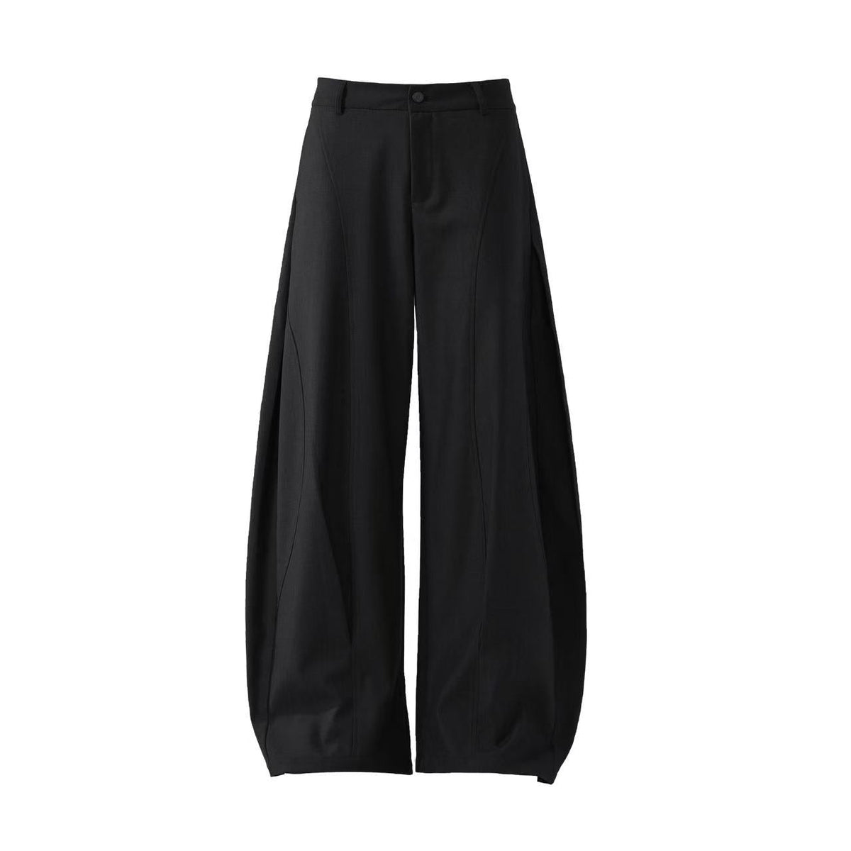 Deconstructed Wide-Leg Baggy Suit Pants - OMYGOODS