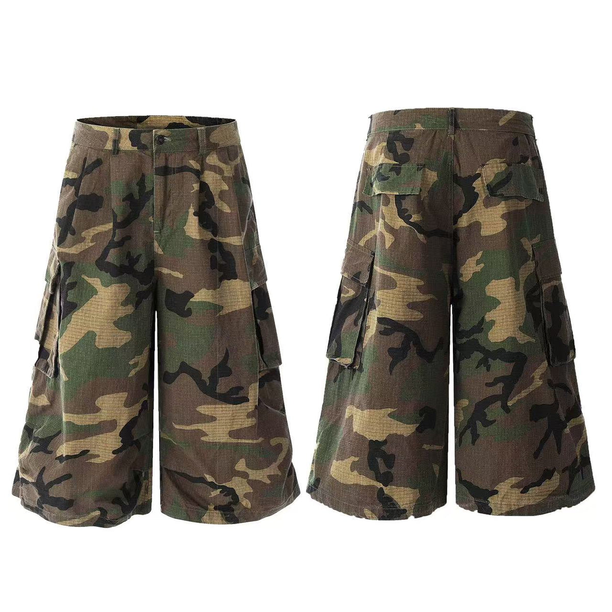 Camo Knee-Length Jorts - OMYGOODS