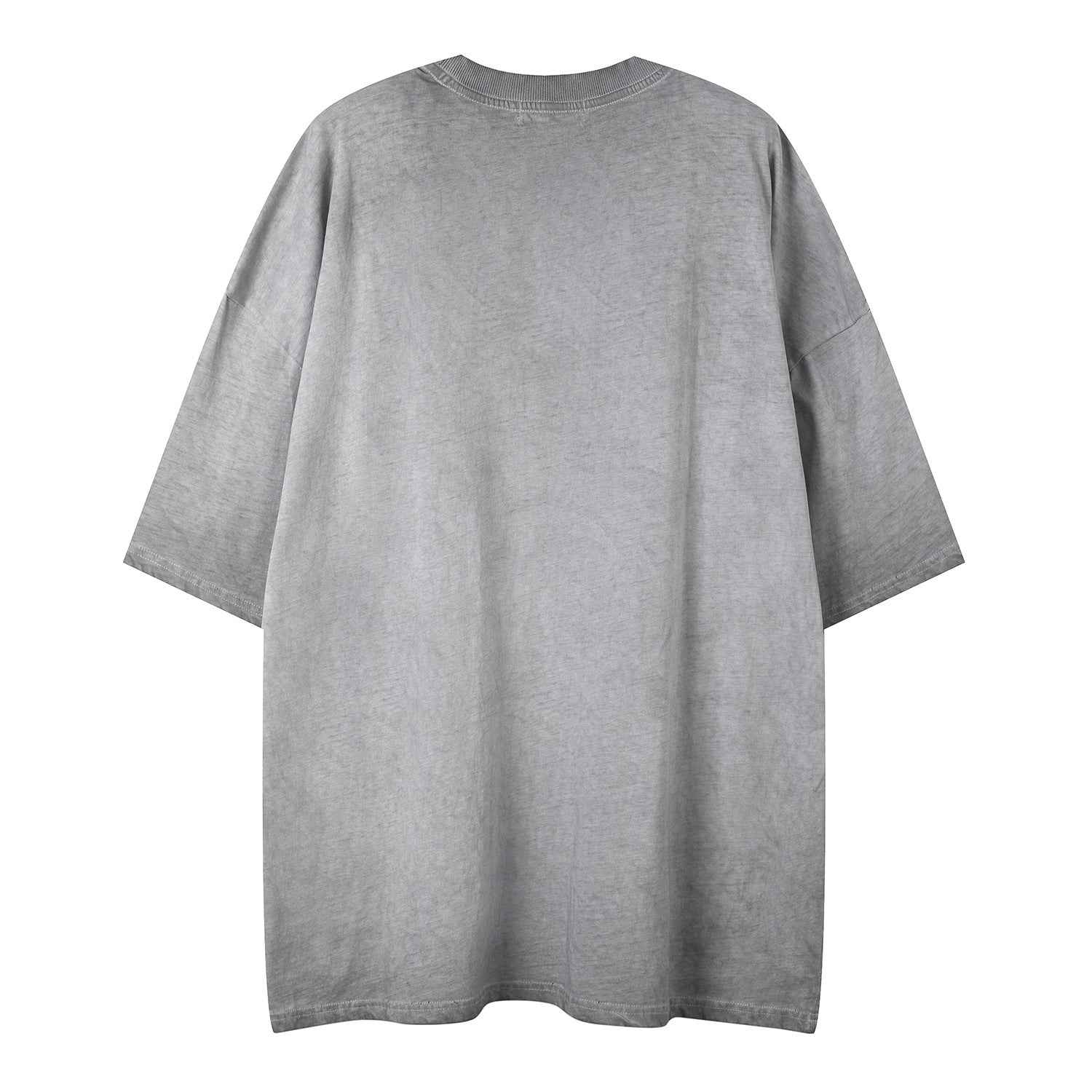Plain washed old short sleeves