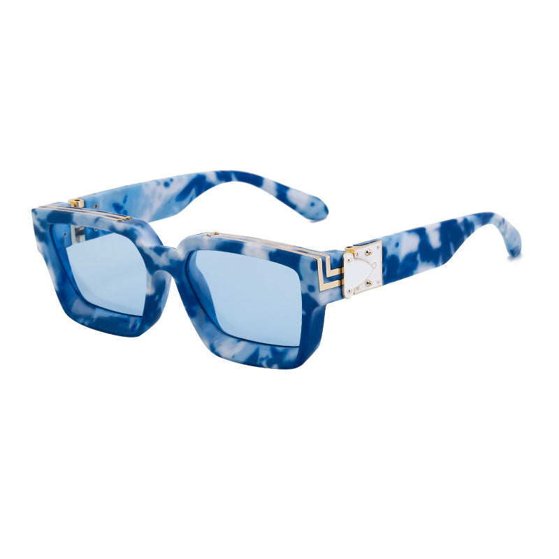 Millionaire Style Sunglasses Men Fashion Trendy Sunglasses Women High-End Square Frame Sunglasses
