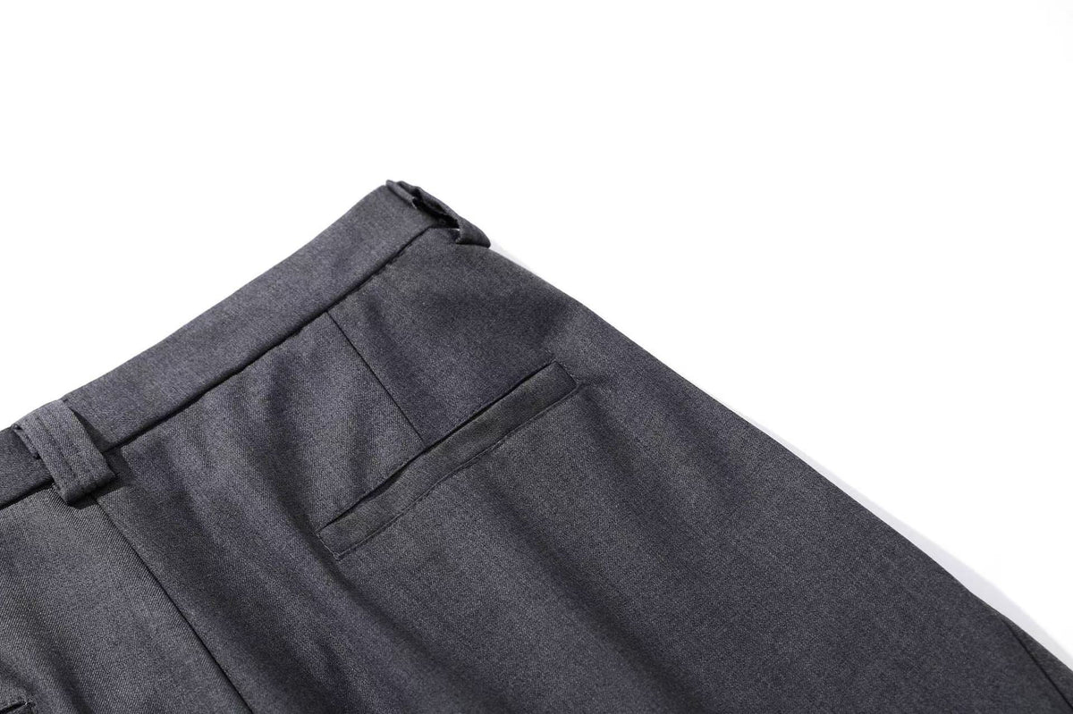 Wide-Leg Knee-Length Slacks Jorts - OMYGOODS
