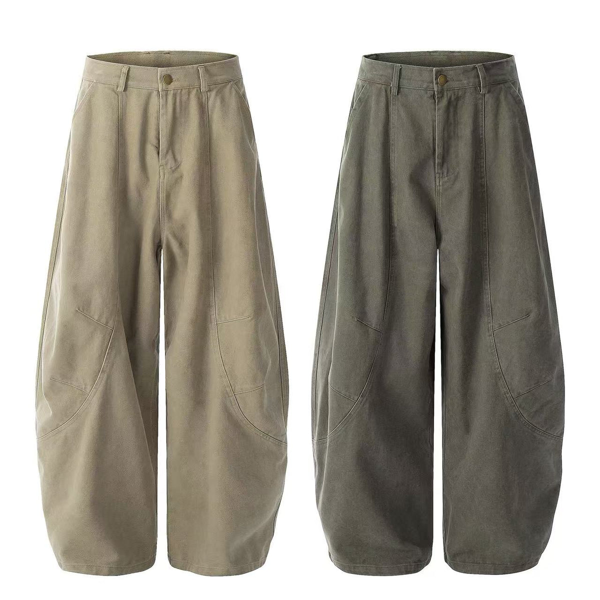 Wide-Leg Baggy Cargo Pants - OMYGOODS