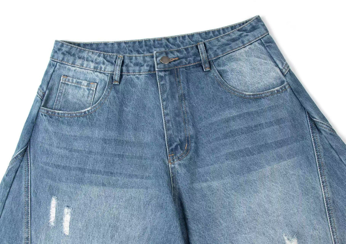 Wide-Leg Baggy Jeans - OMYGOODS