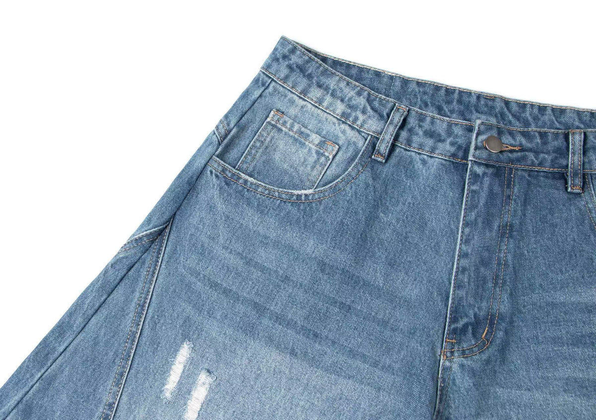 Wide-Leg Baggy Jeans - OMYGOODS