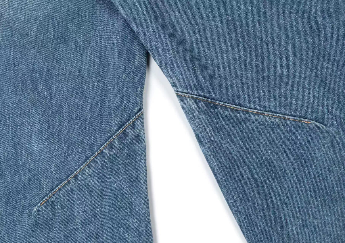 Wide-Leg Baggy Jeans - OMYGOODS