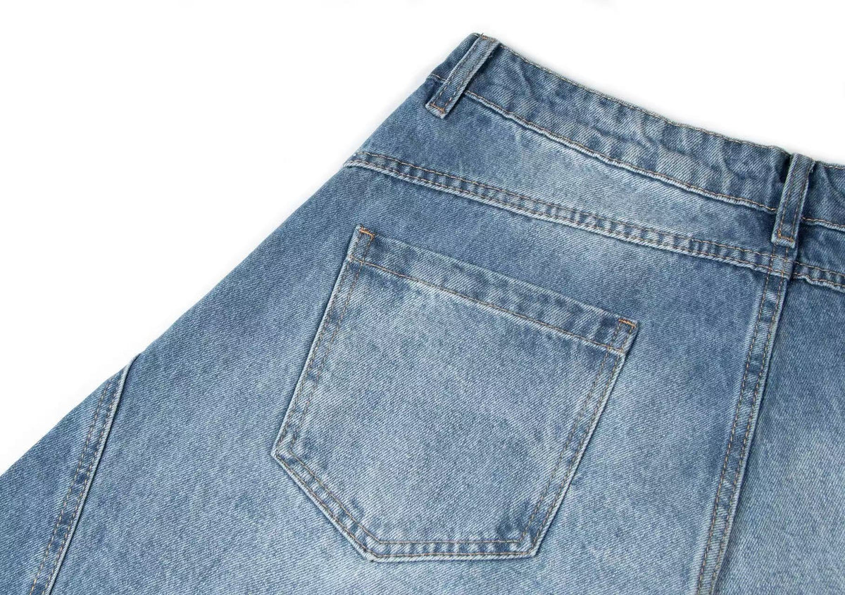 Wide-Leg Baggy Jeans - OMYGOODS
