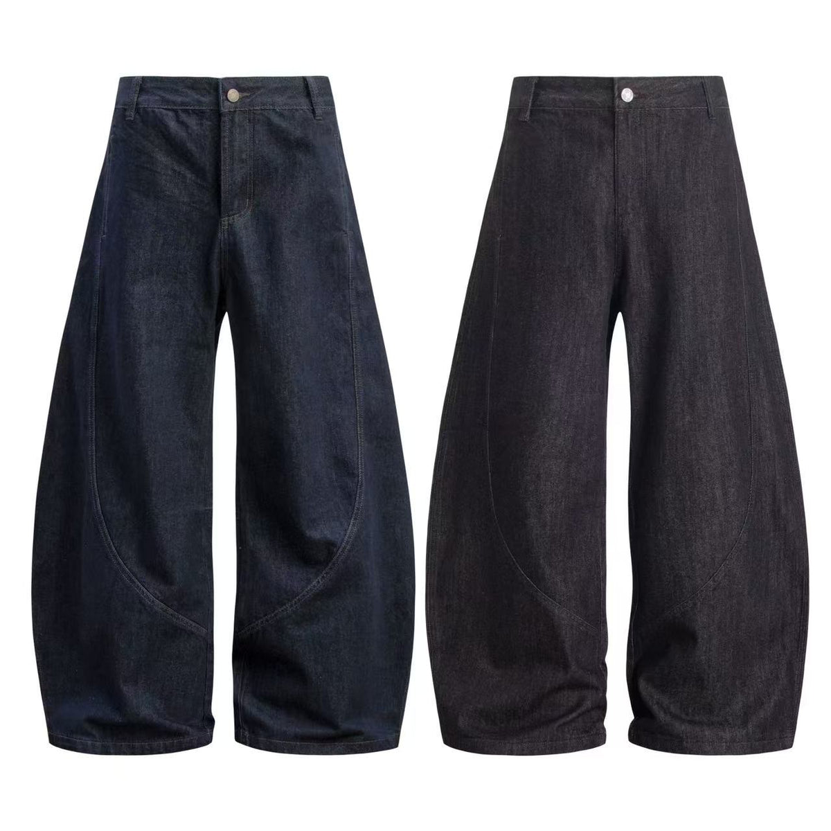Wide-Leg Baggy Jeans - OMYGOODS